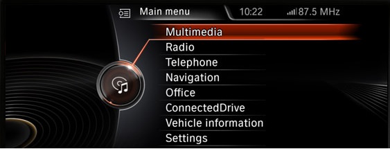 BMW iDrive picture or screenshot