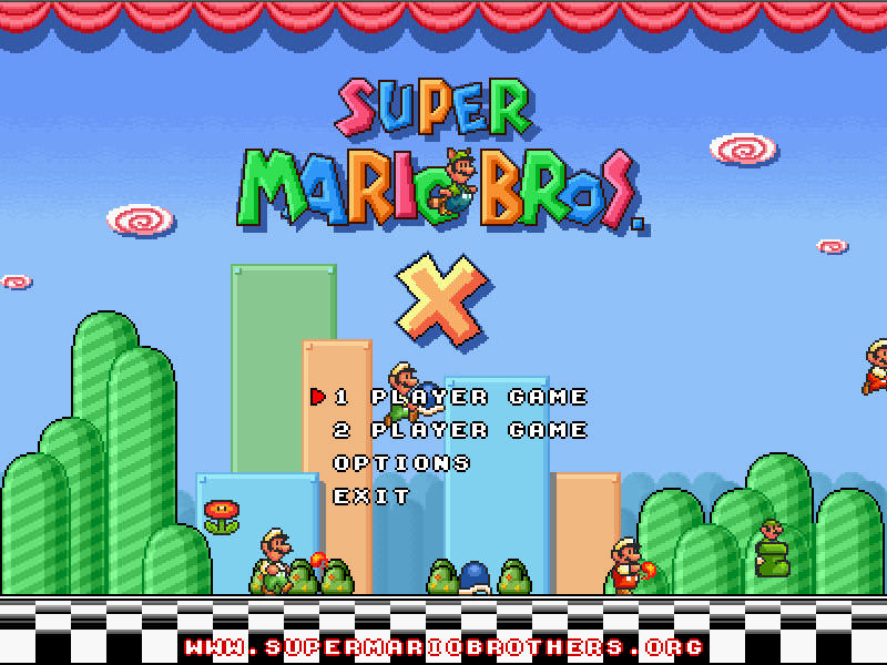 Super Mario Bros X File Extensions