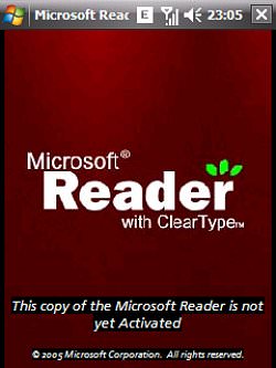 Microsoft Reader for Windows Mobile picture or screenshot